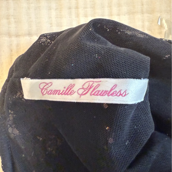 Camille Flawless Las Vegas Couture Beaded One-Shoulder Cocktail Dress - Picture 5 of 6